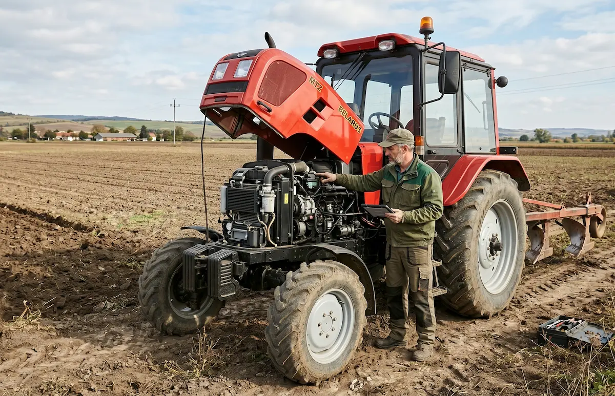 MTZ traktor meghibásodás munka közben