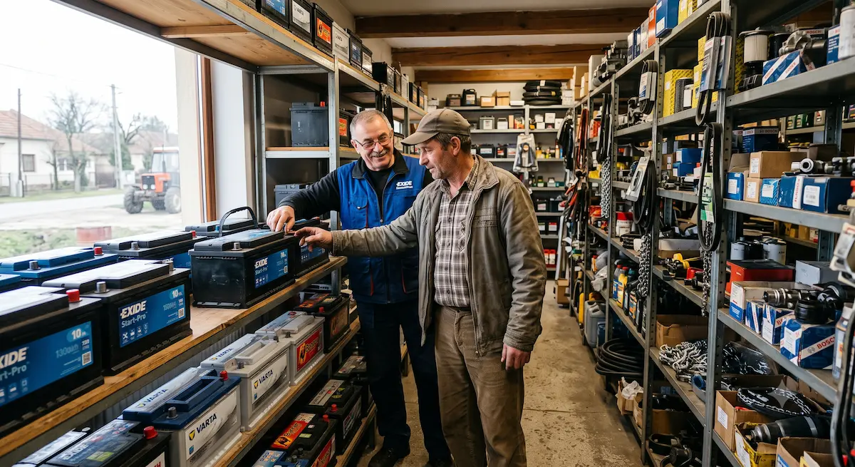 Traktor akkumulátor Mezőcsát